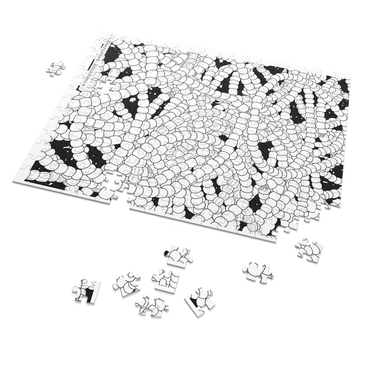 Color in Pieces Jigsaw Puzzle with Tin (Image: Colorful Mix)